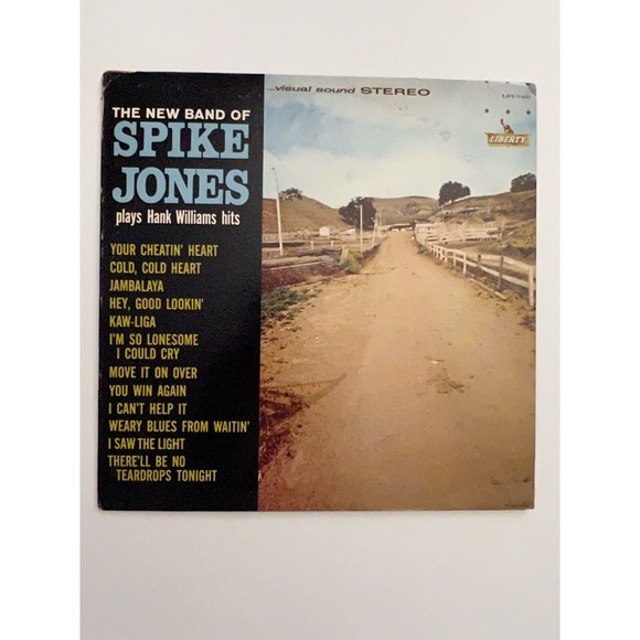 The New Band Of Spike Jones Plays Hank Williams Hits LP Liberty 7401 EX AUDITION - Picture 1 of 9